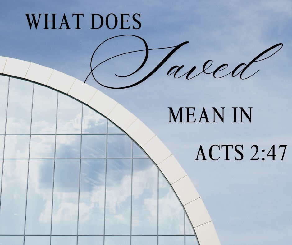 Sendo salvo, mas não do inferno – Grace Evangelical Society